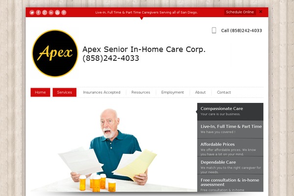 InfoWay theme site design template sample