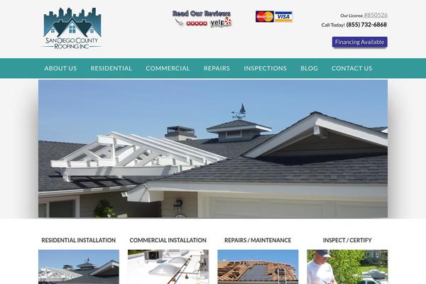 sandiegocountyroofing.com site used Outreach Pro