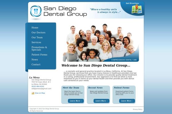 Twenty Ten theme site design template sample