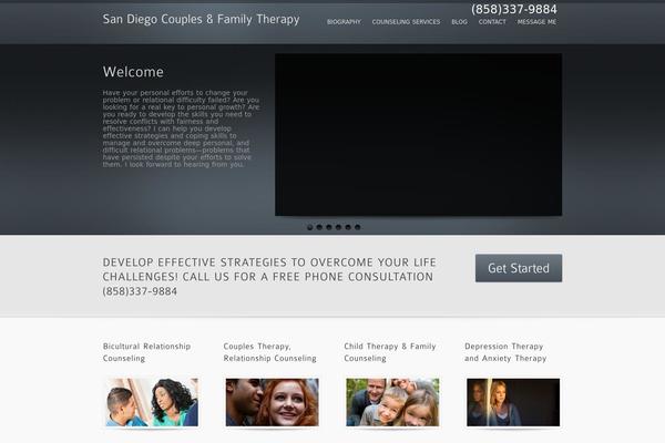 inFocus theme site design template sample