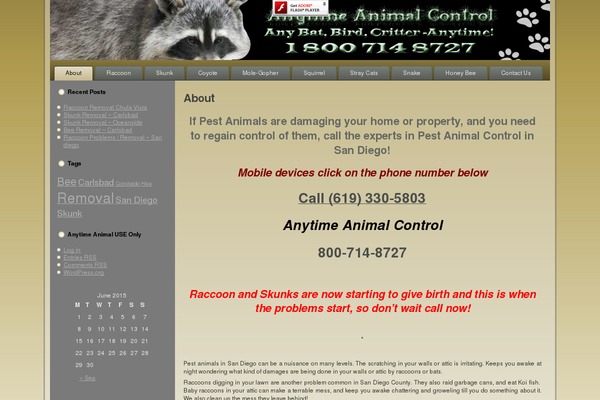 sandiegopestanimalcontrol.com site used Aacbannerpro1wp