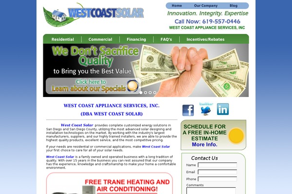 Largo theme site design template sample