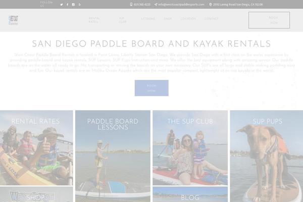 WaveRide theme site design template sample