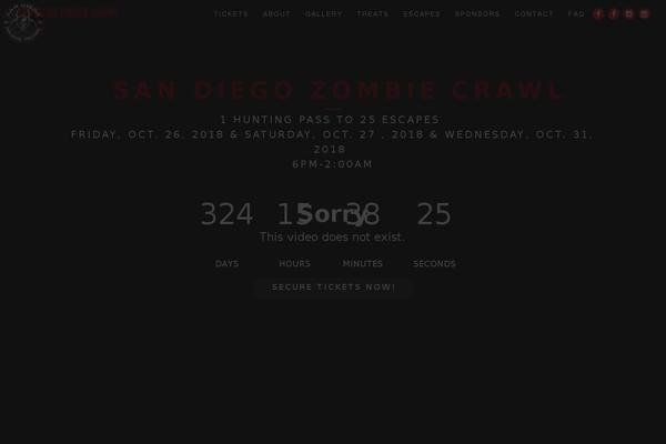 sandiegozombiecrawl.com site used Wp_theme_mievent