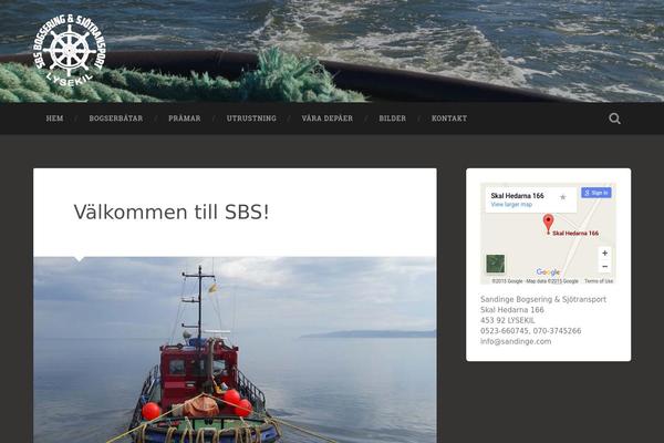 Baskerville theme site design template sample