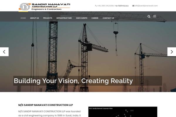Cornerstone theme site design template sample