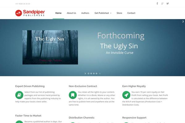 Beep! theme site design template sample