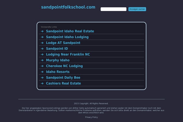 tpSunrise theme site design template sample