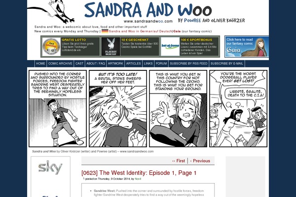 Comicpress 3c theme site design template sample