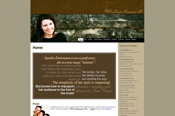 Default theme site design template sample