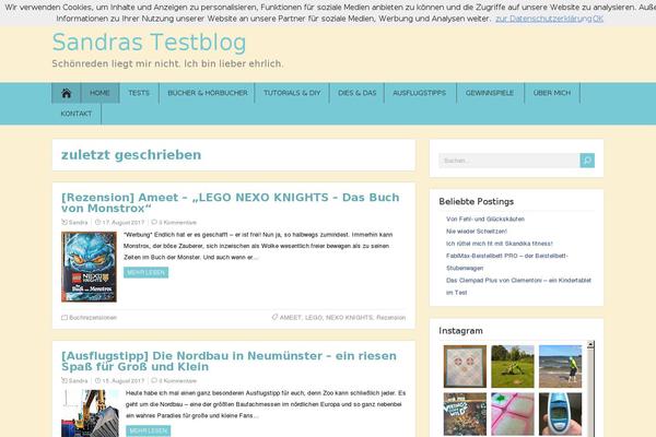 Gutenix theme site design template sample