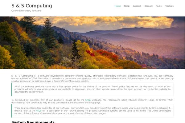 Spacious Child theme site design template sample