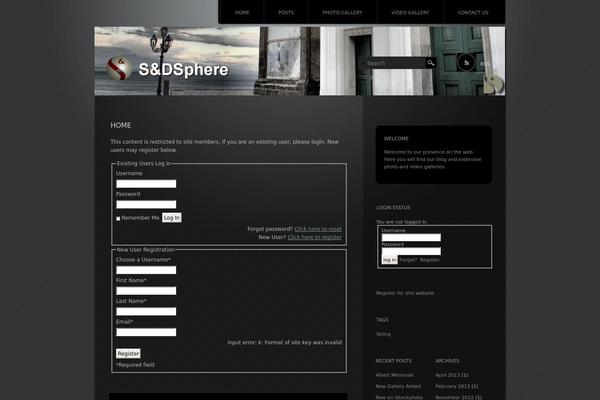 Piano Black theme site design template sample