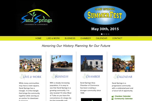 sandspringschamber.com site used Sschamber