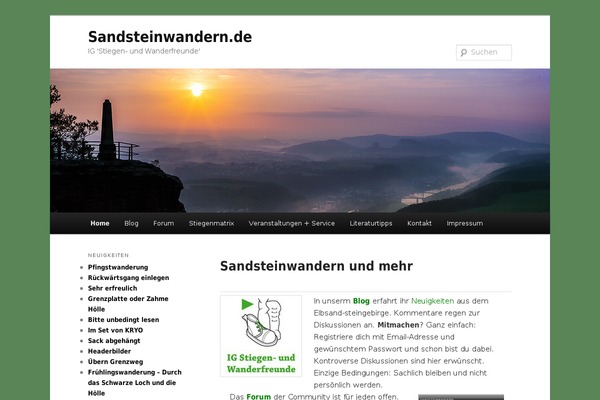 Site using Header Image Slider plugin