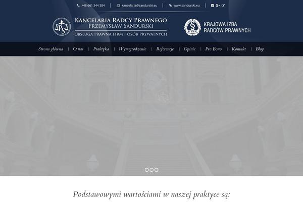 Site using Gdlr-lawyer plugin