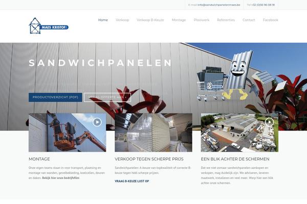 Construction theme site design template sample