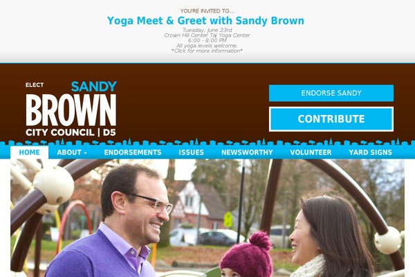 sandy4seattle.com site used Sandy