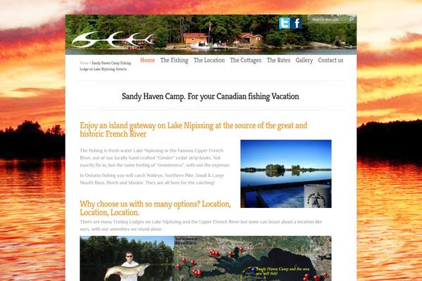 Chameleon theme site design template sample