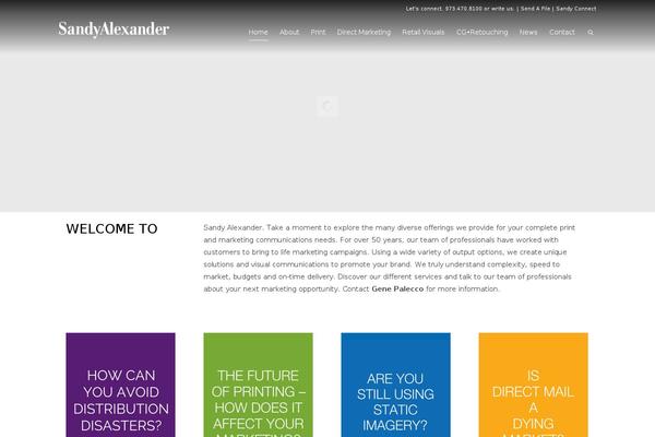 Dante theme site design template sample