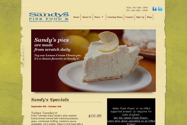 The Minimal theme site design template sample