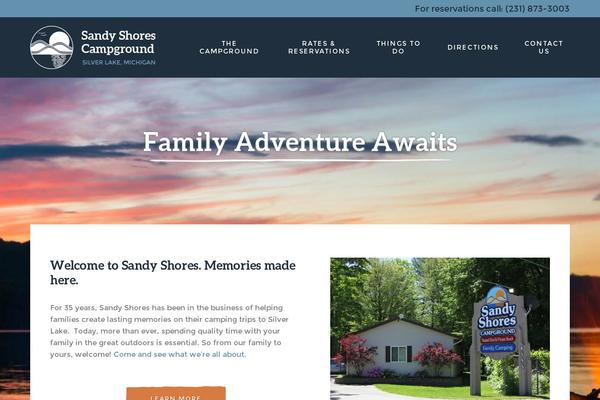 sandyshorescampground.com site used Envigor
