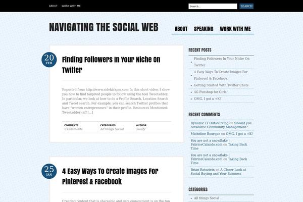 Bueno theme site design template sample