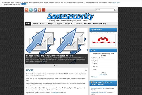 Site using EU Cookie Directive plugin