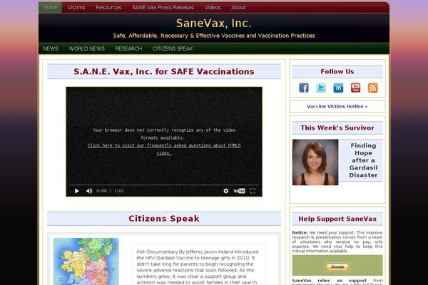 sanevax.org site used Lifestyle-pro-elf