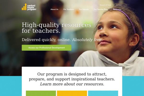 sanfordinspireprogram.org site used Sanford