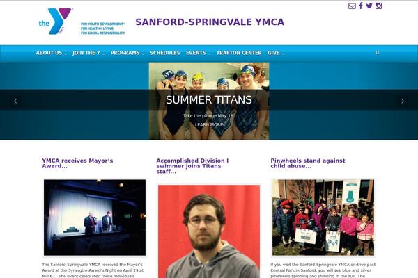 sanfordymca.org site used Evolve Plus