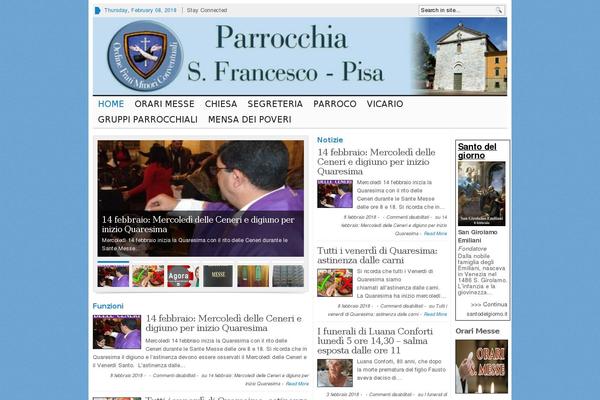 Advanced Newspaper theme site design template sample