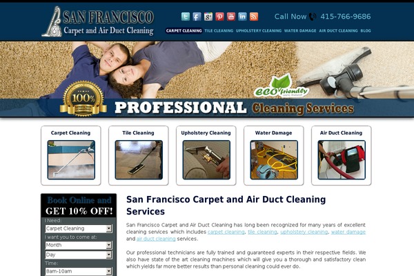 Site using Crafty Social Buttons plugin