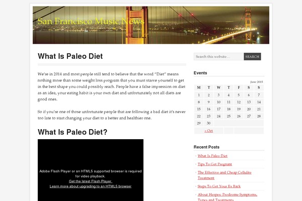 Prose theme site design template sample