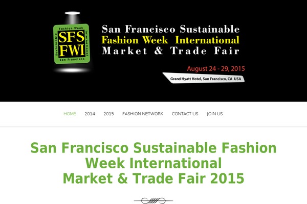 sanfranciscosustainablefashionweek.org site used Teresa