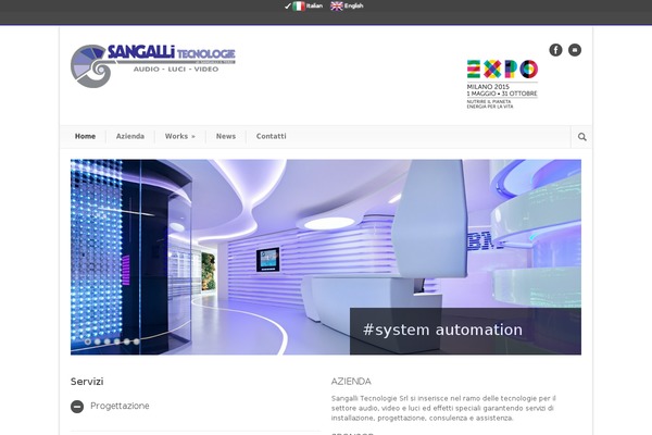 Modernize theme site design template sample