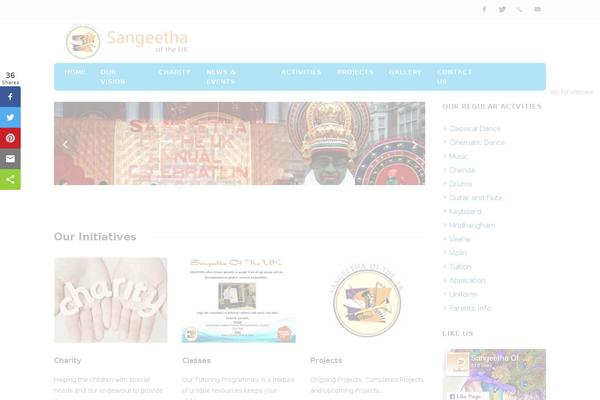 Site using Vamtam-push-menu plugin
