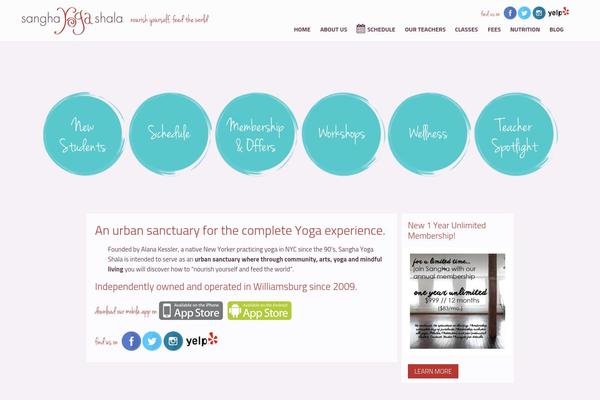 Agora theme site design template sample