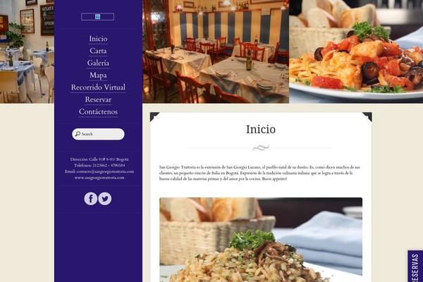 Eatery theme site design template sample