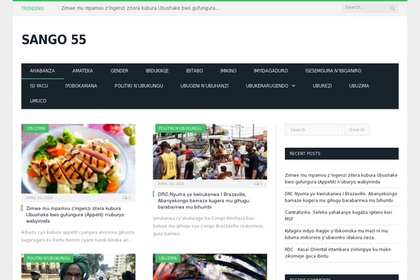 sango theme websites examples