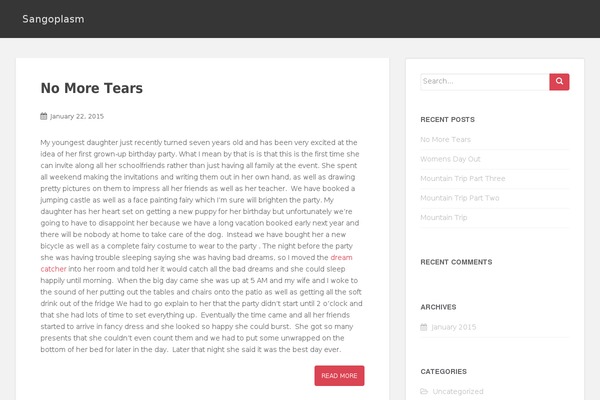 Sparkling theme site design template sample