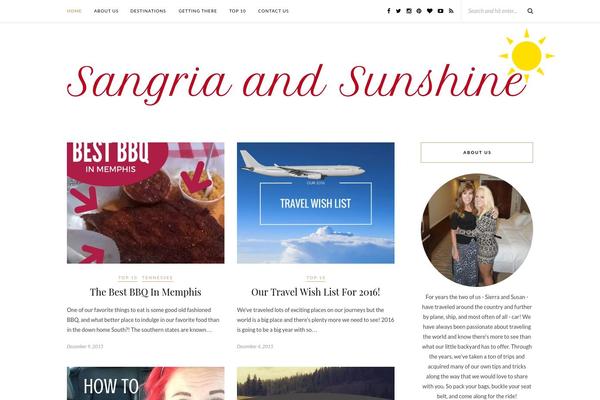 Rosemary theme site design template sample