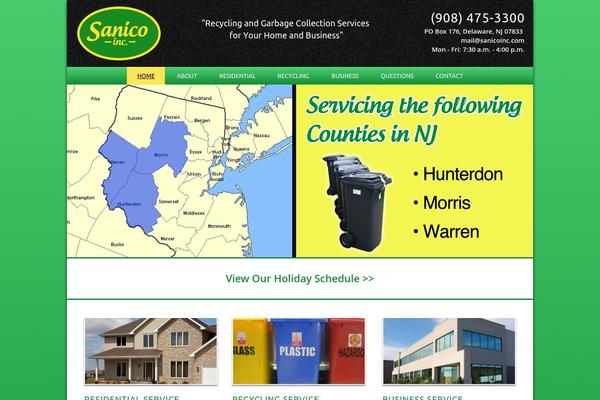 Winfield theme site design template sample