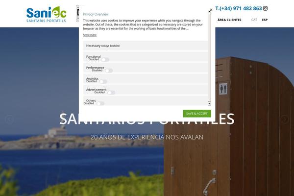 saniec.com site used Cookie