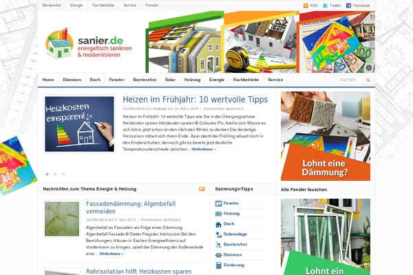 Daily3 theme site design template sample