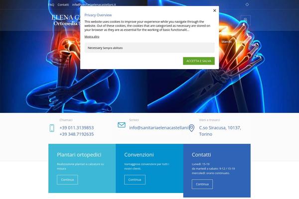 Medical-clinic theme site design template sample