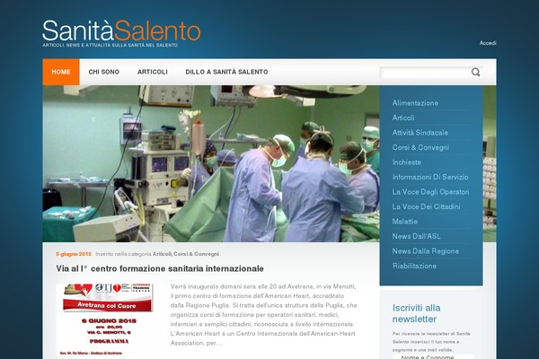 sanitasalento.net site used Theme29