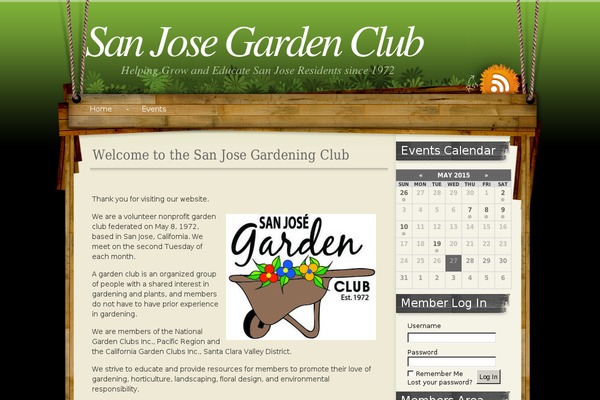 Hanging theme site design template sample