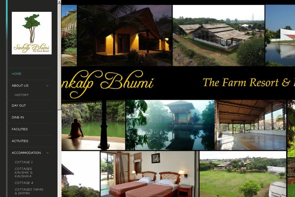 LENS theme site design template sample