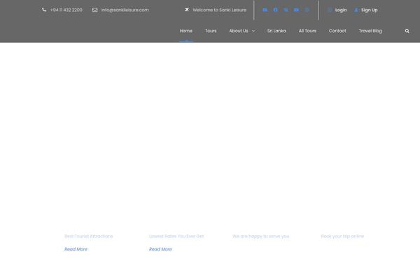 TravelTour theme site design template sample